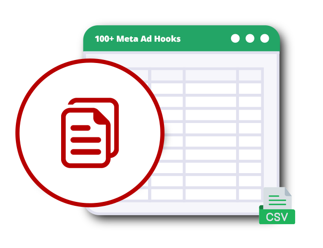 100+ Meta Ad Hooks Checklist – product preview