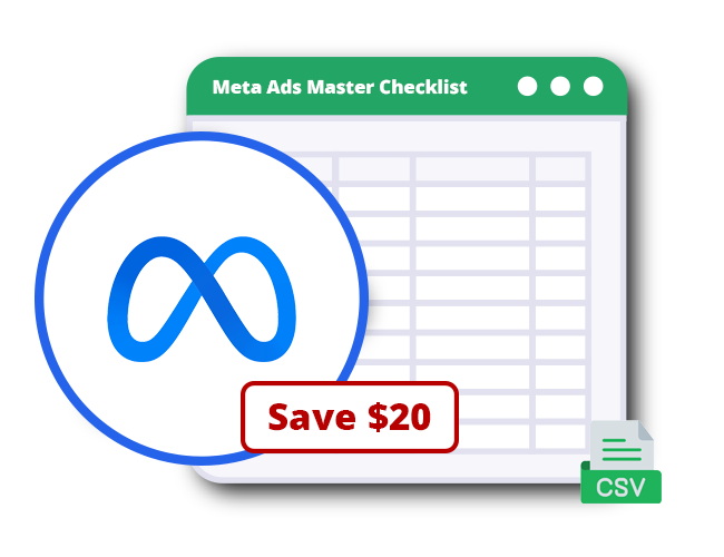 Meta Ads Master Checklist – product preview